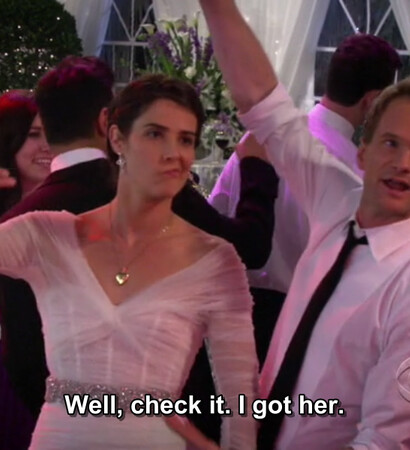 robin, Finale and barney
