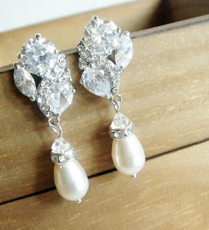 pearls and crystal, art deco and statement earrings