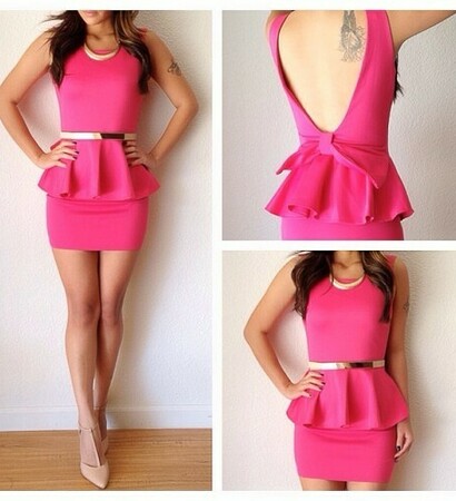 lovely, mini short and v back