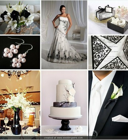 black, wedding board and inspiration board