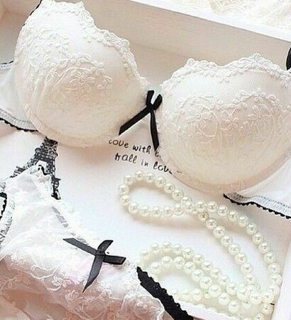 fashion, underwear and white
