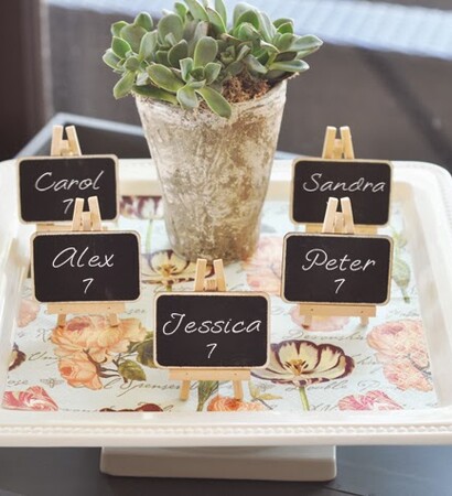 wedding favors, chalkboard favors and diy favors