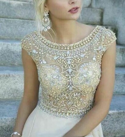 dress, pearls and nunta