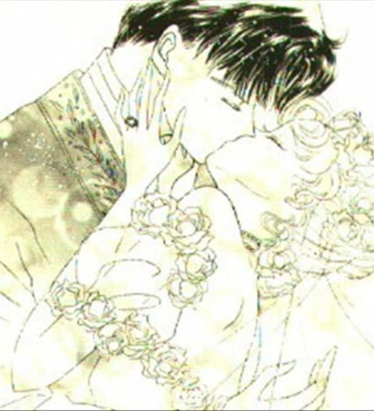 kiss, sailor moon and darien
