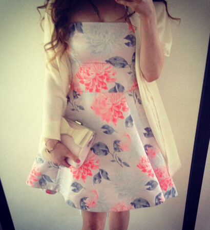 ombre, pink and scarf
