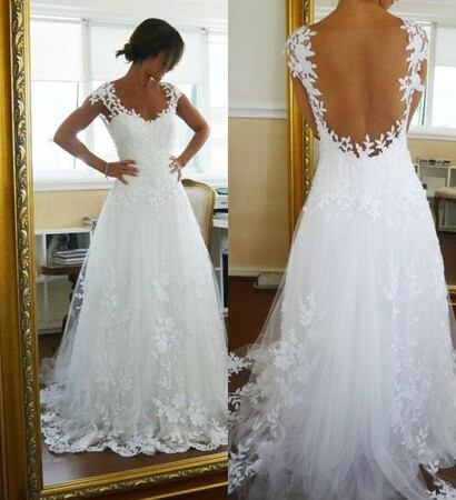 dress, gorge and white