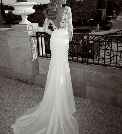 chic, wedding dress and gorgeous