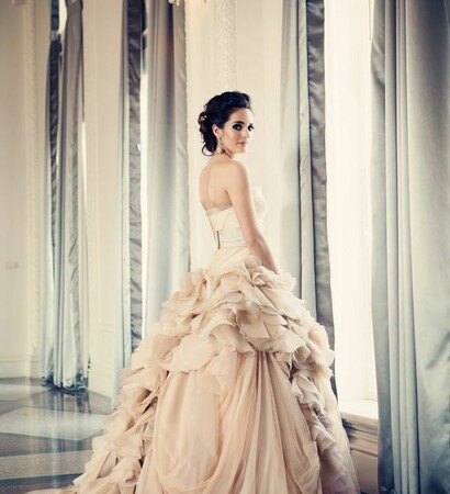 dress, ruches and pretty
