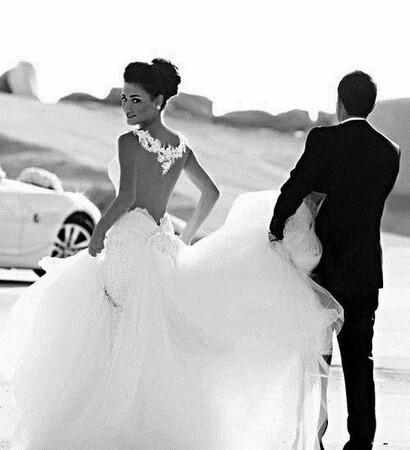 wedding dress, flowers and pretty