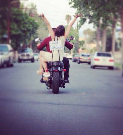 marine, love and couples who ride together