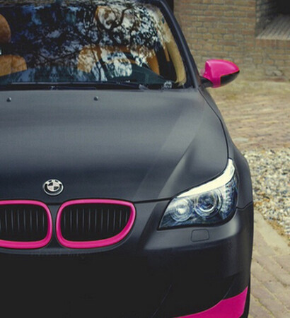 bmw, roze and cute