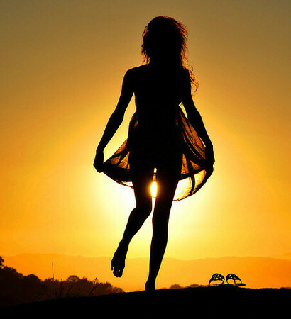 sunshine, chiffon and prom dress