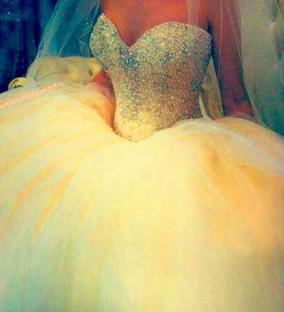 bride, girl and crystals