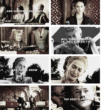 joffey lannister, cersei lannister and margaery tyrell