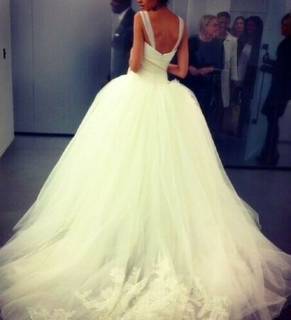 wedding dress, lovely pretty young and low back