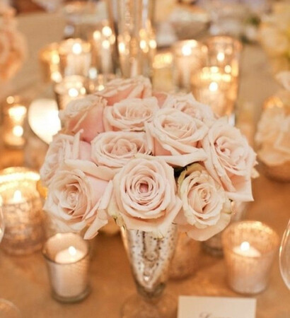 pink, table and candles