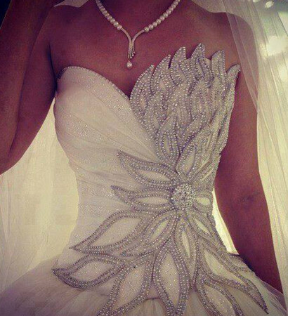 wedding dress, sparkle and beautiful