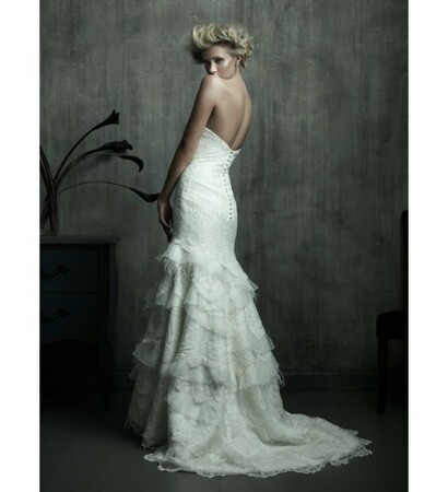bridal gown, lace and bridal