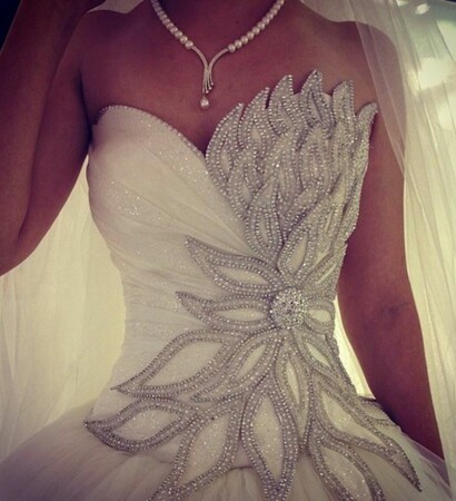 glitzer, dress and white