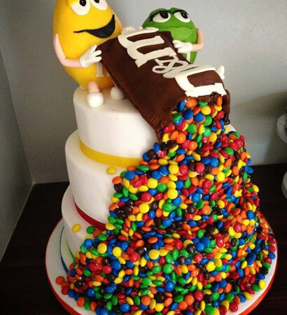 cake, m&m and weddingcake
