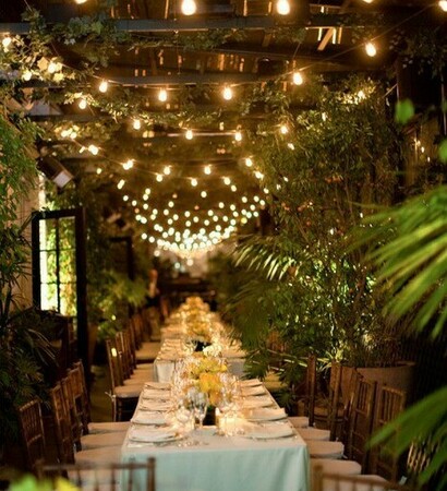 wedding decoration, amor and bosque