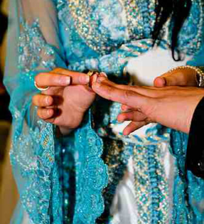 couple, morocco and ring