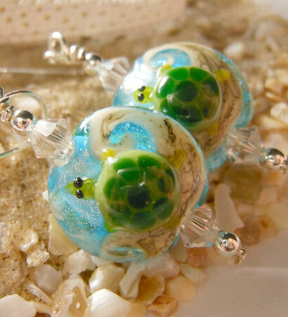 beach, ocean and earrings