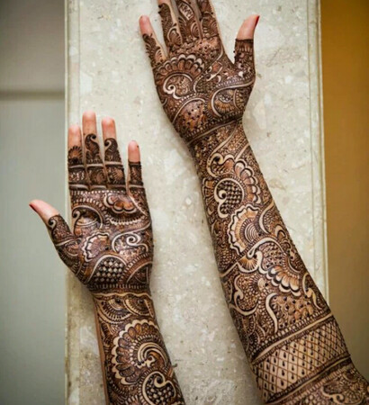 henna, indian bride and mehendi