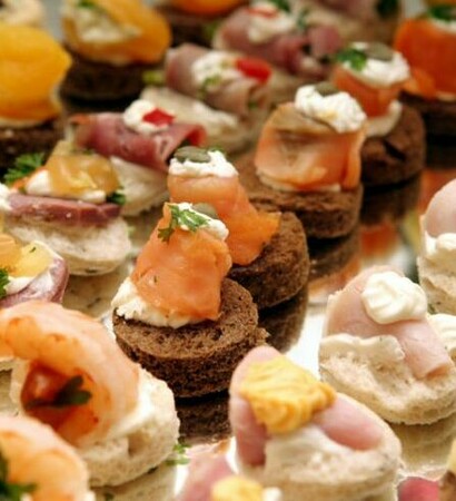 wedding reception, garden decoration and food