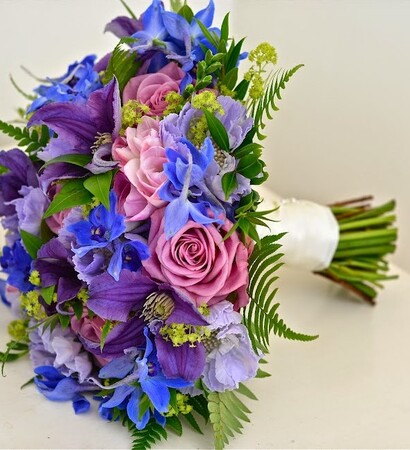 flower, bule flower and my flowers