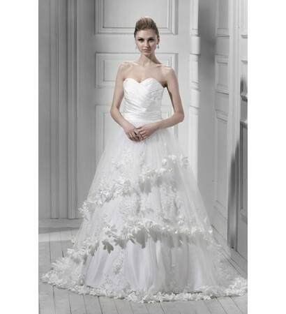 chapel train, wedding gown and bridal dress