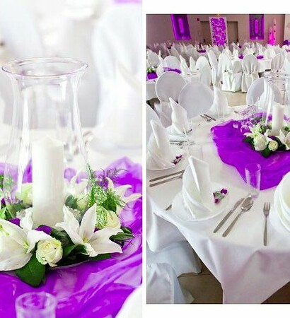 wedding reception, food and garden decoration