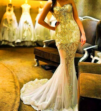 button court train, empire sleeveless and crystals