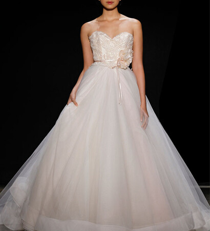 tulle, lazaro and ball gown