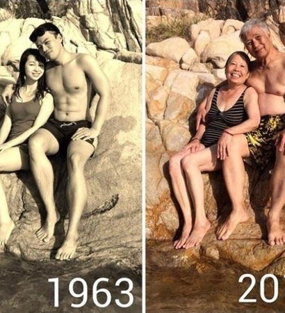 couple, old couple and sweet