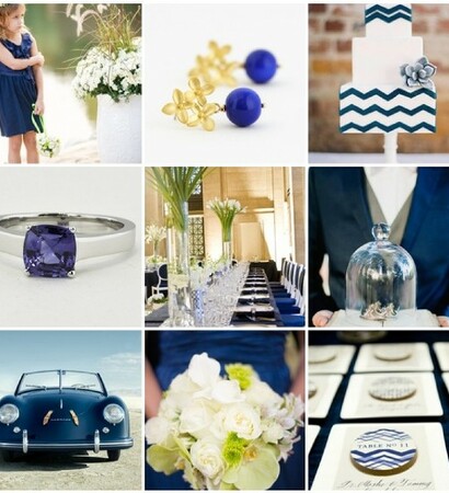 dress, monaco blue and table