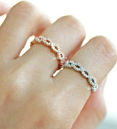 wedding band, infinite ring and eternity band