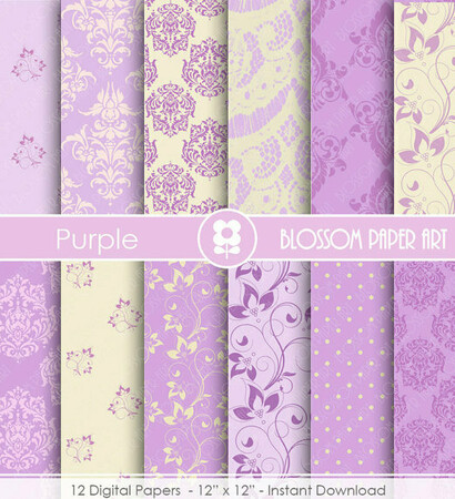pattern, violet and Paper