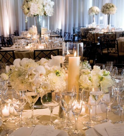 garden decoration, wedding reception and food