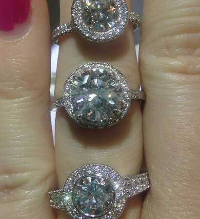 engagement rings, halo and halo ring