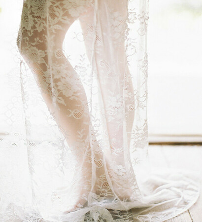 lace robe, wedding robe and boudoir