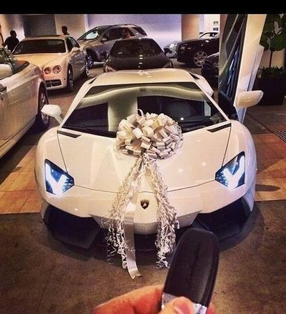 car, Lamborghini and white