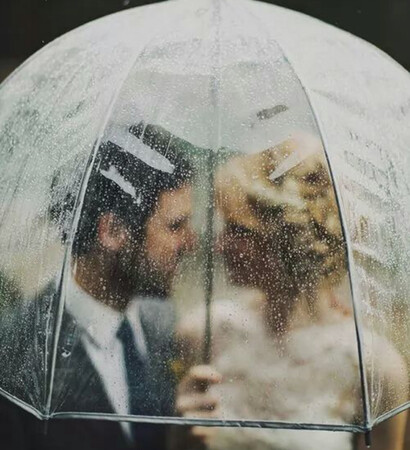rain, romantic and couple