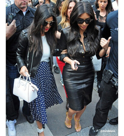 paris, kimkardashian and kourtneykardashian