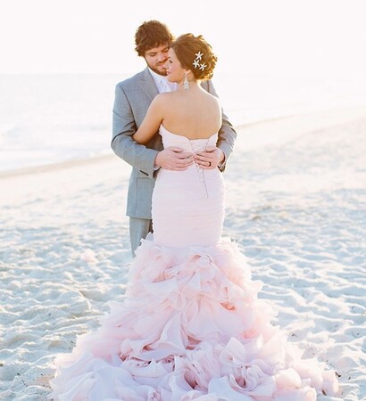 layers, fluffy and blush