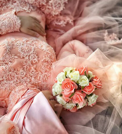 masallah, flower and hjab