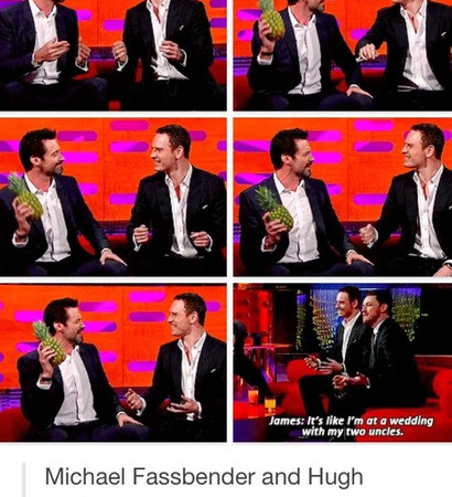 hugh jackman, xmen and michael fassbender