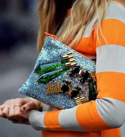 nails, bags and bracelet