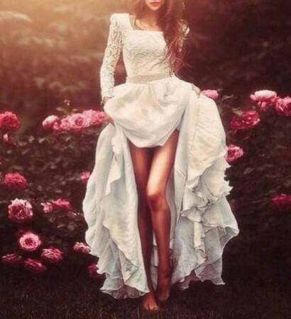 wedding dress, wearing and sunglasses