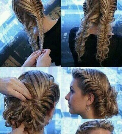 hair styles, braid and french